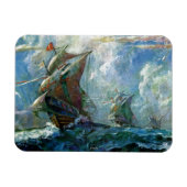 Columbus Day Magnet (Horizontal)