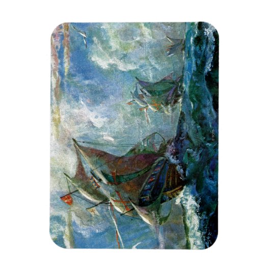 Columbus Day Magnet (Vertikal)