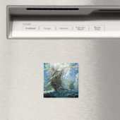 Columbus Day Magnet (In Situ (Geschirrspüler))