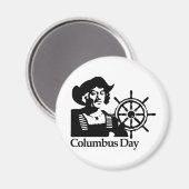 Columbus Day Magnet (Vorderseite/Rückseite)