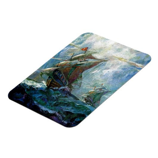 Columbus Day Magnet (Linke Seite)