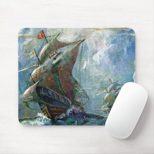 Columbus Day Mousepad (Mit Mouse)