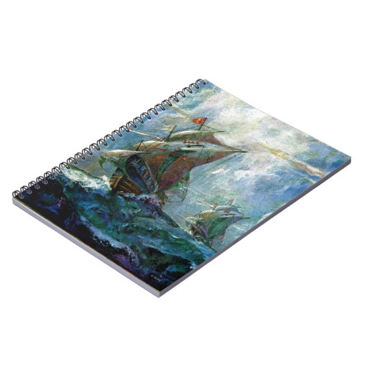 Columbus Day Notizblock (Linke Seite)