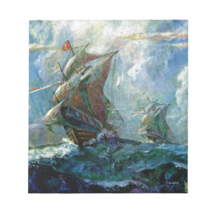 Columbus Day Notizblock