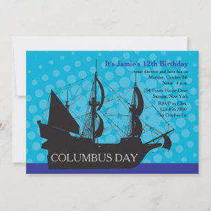 Columbus Day-Party Einladung