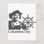 Columbus Day Postkarte (Vorderseite)