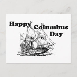 Columbus Day Postkarte