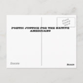 Columbus Day Postkarte (Rückseite)