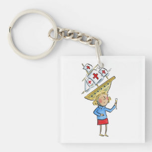 Columbus Day Schlüsselanhänger