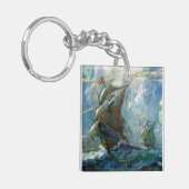 Columbus Day Schlüsselanhänger (Vorderseite links)