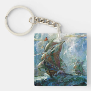 Columbus Day Schlüsselanhänger