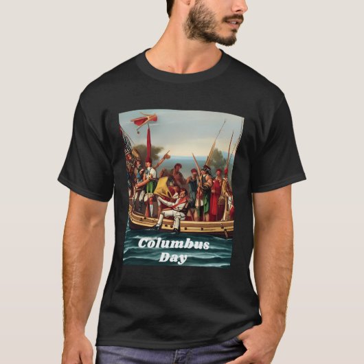 Columbus Day Ship T-Shirt (Vorderseite)