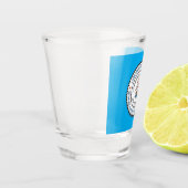 Columbus (Georgia) city flag Shot Glass Schnapsglas (Links)
