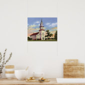Columbus Georgia Fort Benning Kapelle Poster (Küche)