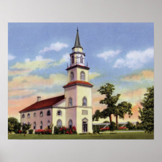 Columbus Georgia Fort Benning Kapelle Poster