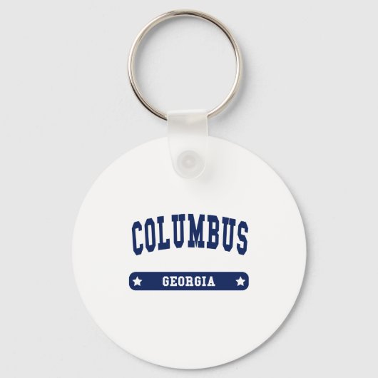 Columbus Georgia Uni Style T T-Shirts Schlüsselanhänger (Vorderseite)