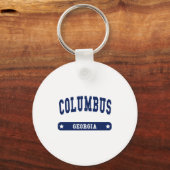 Columbus Georgia Uni Style T T-Shirts Schlüsselanhänger (Vorderseite)