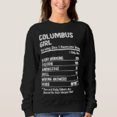 Columbus Girl Sweatshirt (Vorderseite)