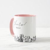 Columbus Hochzeit Personalisierte Kaffee-Tasse Tasse (Vorderseite Links)
