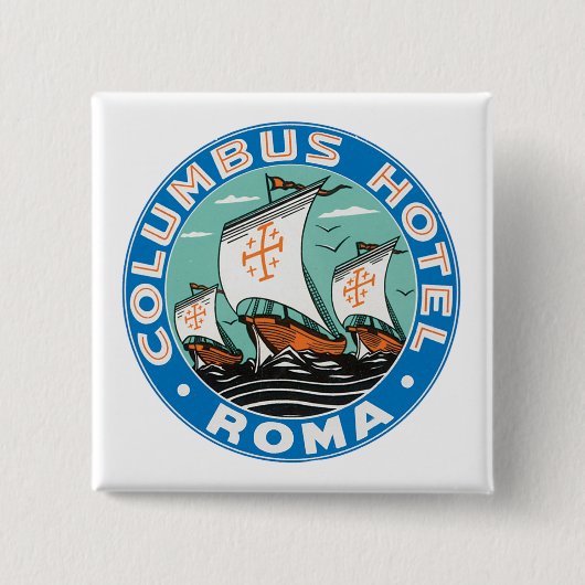 Columbus Hotel, Rom Button (Vorderseite)
