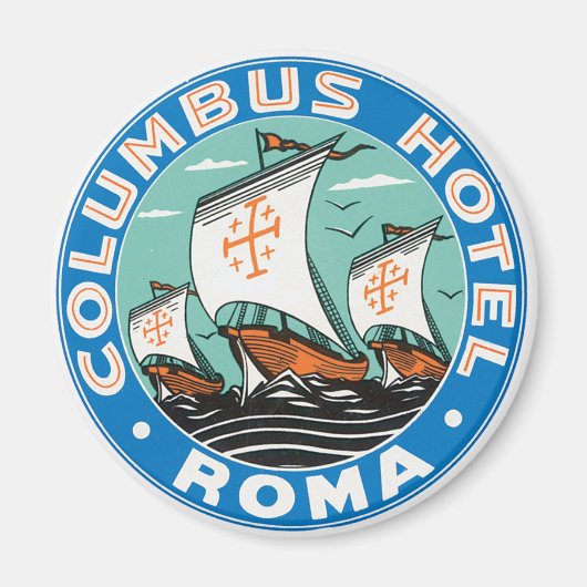 Columbus Hotel, Rom Magnet (Vorne)