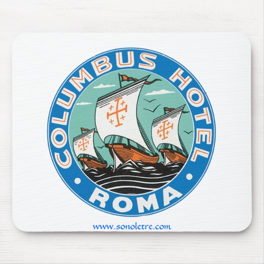 Columbus Hotel, Rom Mousepad (Vorne)