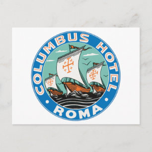 Columbus Hotel, Rom Postkarte