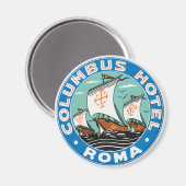 Columbus Hotel, Roma Magnet (Vorderseite/Rückseite)