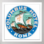 Columbus Hotel Roma Poster (Vorne)