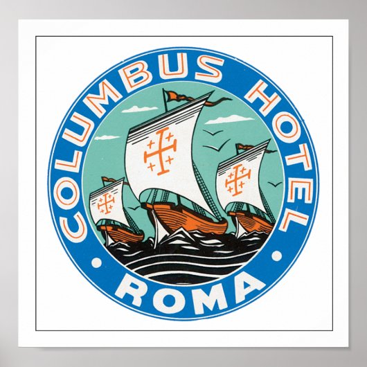 Columbus Hotel Roma Poster (Vorne)