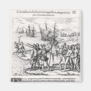 Columbus in, was zuerst Indien genannt wurde Magnet