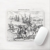 Columbus in, was zuerst Indien genannt wurde Mousepad (Mit Mouse)