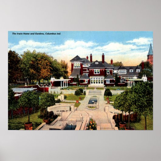 Columbus Indiana The Irwin Family Zuhause Poster (Vorne)