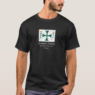Columbus Italienisches Segel-Schiff Genua Explorer T-Shirt