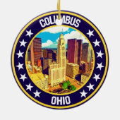 Columbus Keramik Ornament (Hinten)