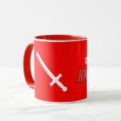 Columbus Knights Red Tasse (Vorderseite Links)