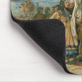 Columbus-Landung im Amerika Mousepad (Ecke)