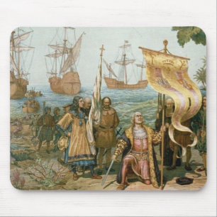 Columbus-Landung im Amerika Mousepad