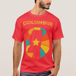 Columbus Mississippi Vintag Störendes Souvenir 1 T-Shirt