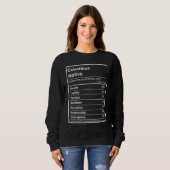 Columbus Native Funny Nutrition Pride Sweatshirt (Vorne ganz)
