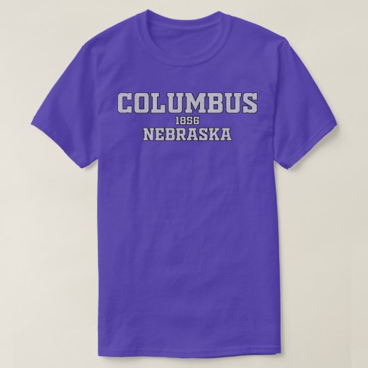 Columbus Nebraska T-Shirt (Design vorne)