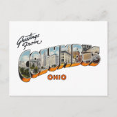 Columbus OH Postkarte (Vorderseite)