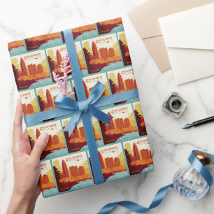 Columbus Ohio   Die Stadt Arch Geschenkpapier