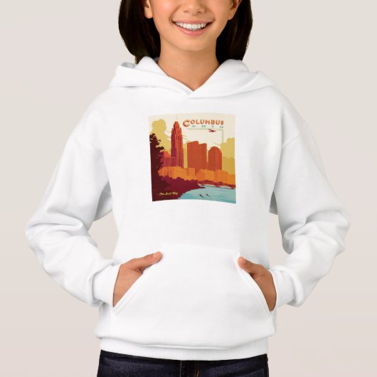 Columbus Ohio | Die Stadt Arch Hoodie (Vorderseite)