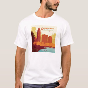 Columbus Ohio   Die Stadt Arch T-Shirt