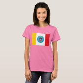 Columbus Ohio Flag T - Shirt (Vorne ganz)