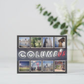 Columbus Ohio Foto Postkarte (Stehend Vorderseite)