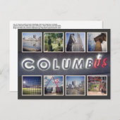 Columbus Ohio Foto Postkarte (Vorne/Hinten)