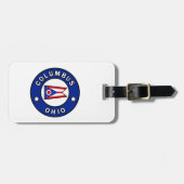 Columbus Ohio Gepäckanhänger (Vorderseite horizontal)