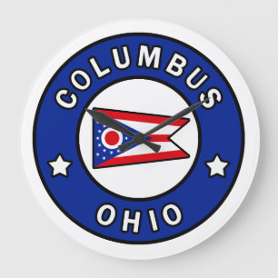 Columbus Ohio Große Wanduhr